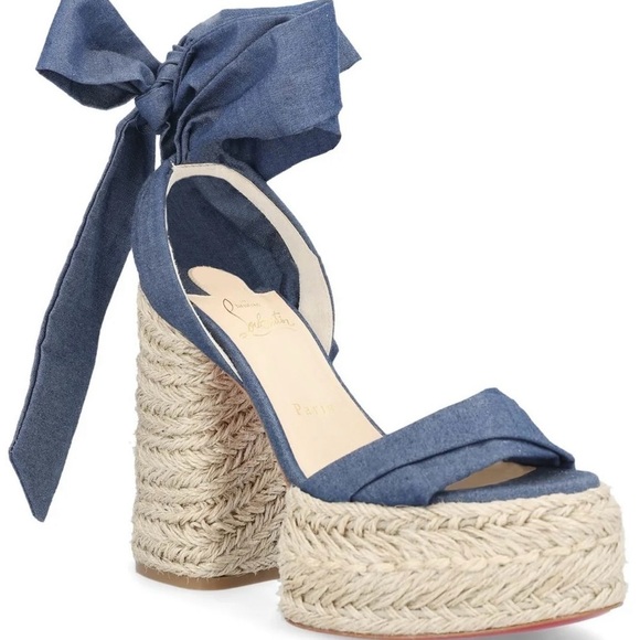 New Size 40 Christian Louboutin Mariza Du Desert Sandals - Picture 1 of 10